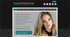 Desktop Screenshot of permanentmakeupbydunja.com